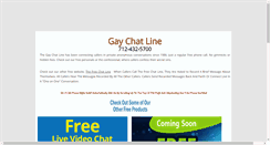 Desktop Screenshot of gaychatline.net