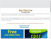 Tablet Screenshot of gaychatline.net